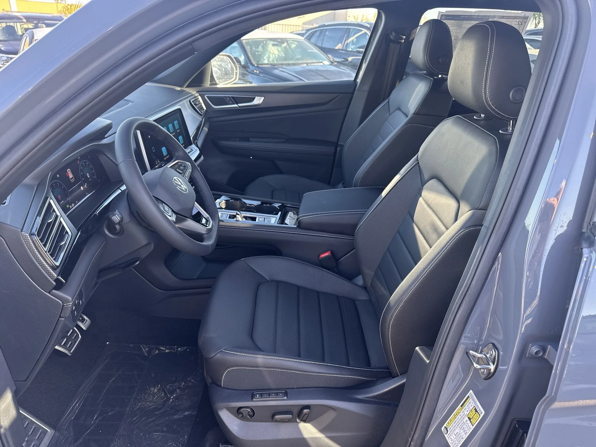 New 2026 Pure Gray Volkswagen 2.0T SEL R-Line Black image 13