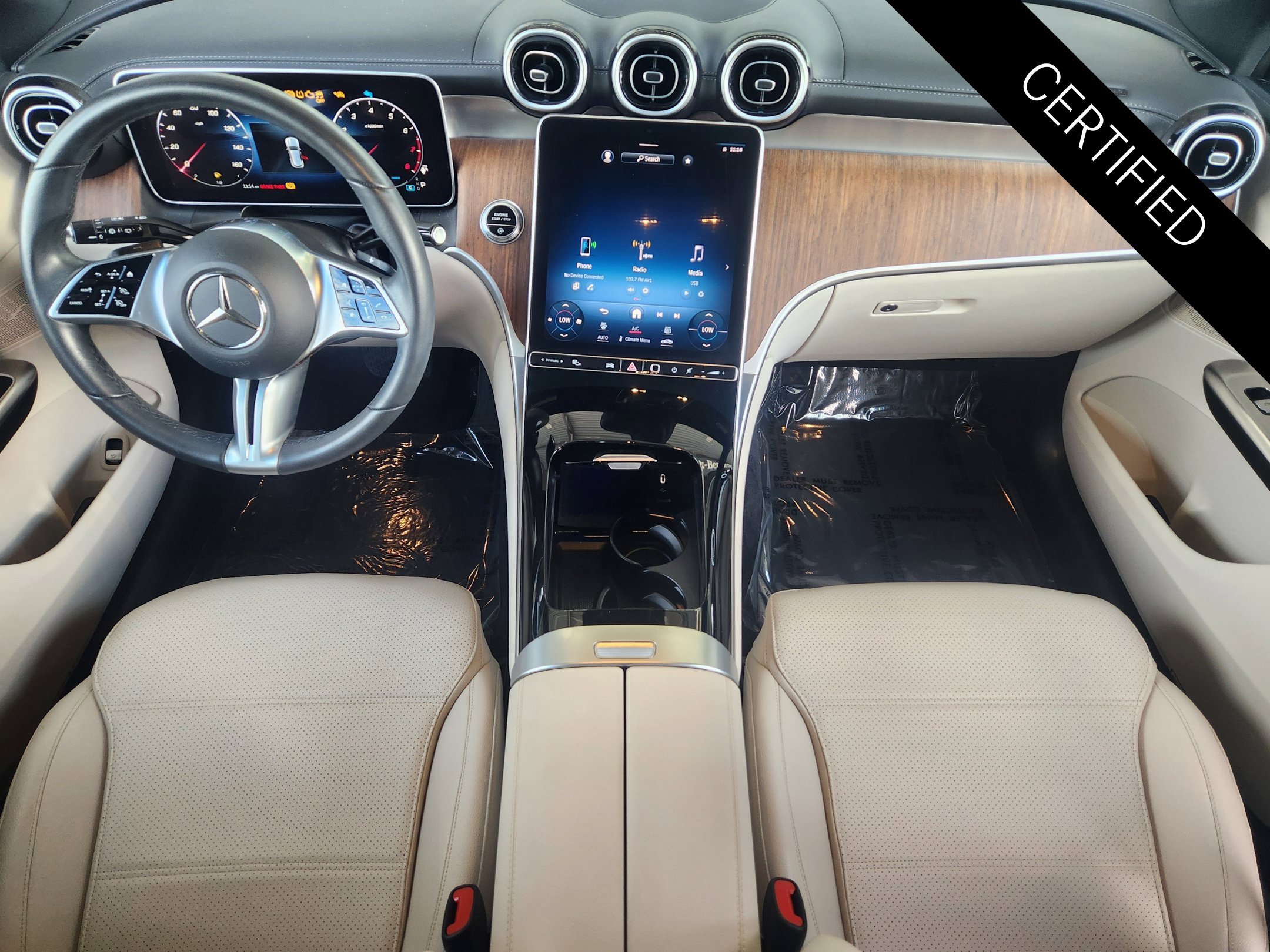 Certified Used 2024 Black Mercedes-Benz GLC 300 image 2