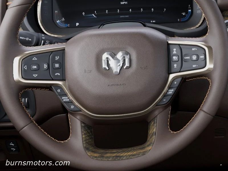 New 2026 Diamond Black Crystal Pearl-Coat Exterior Paint RAM Longhorn image 19