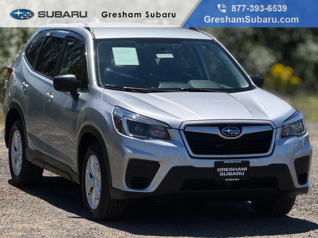 Certified Used 2021 Silver Subaru Base image 1
