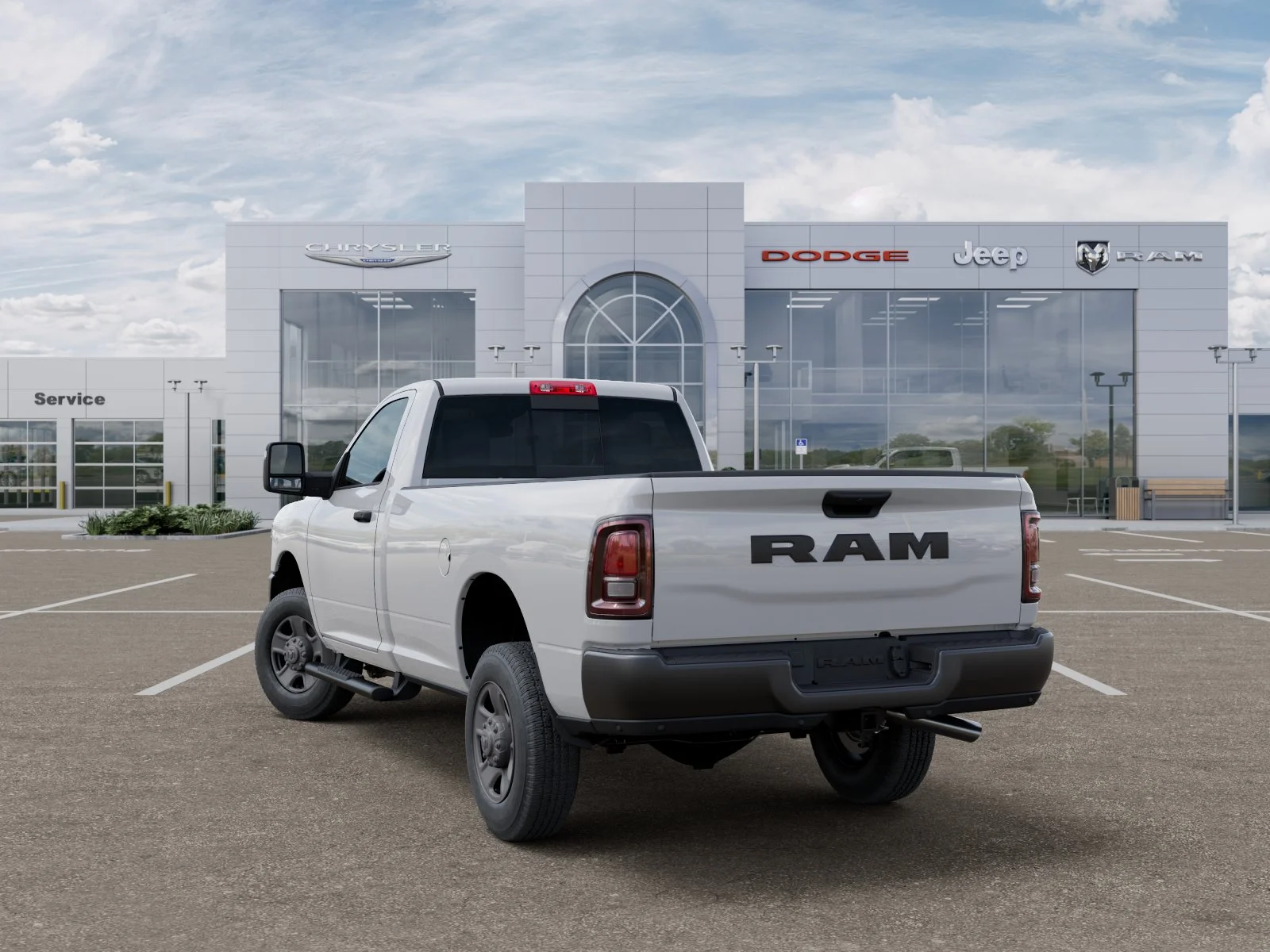 New 2025 Bright White Clear-Coat Exterior Paint RAM Tradesman image 14
