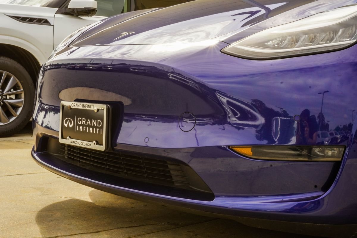 Used 2021 Tesla Model Y Long Range with VIN 5YJYGDEE0MF075167 for sale in Canton, GA