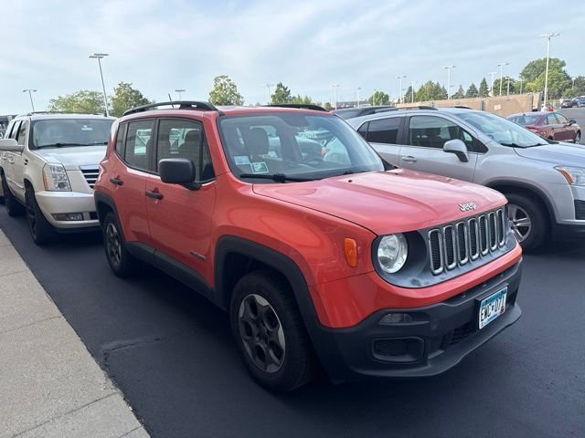 Used 2015 Orange Jeep Sport image 1