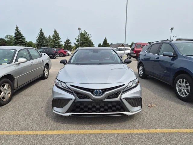 Used 2021 Silver Toyota XSE image 2