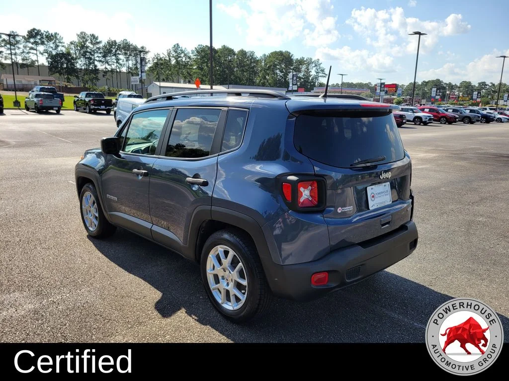 Used 2020 Blue Jeep Sport image 4
