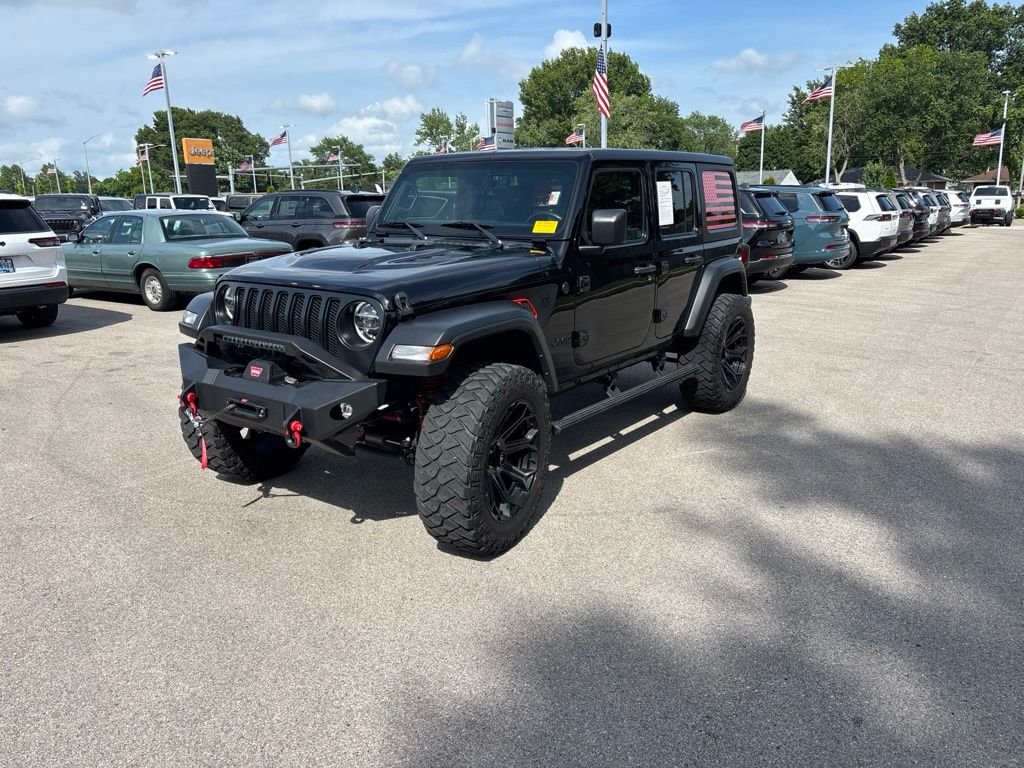 Certified Used 2022 Black Jeep Unlimited Sport S image 4