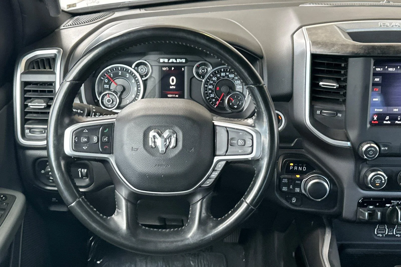 Used 2021 Bright White Clearcoat Ram Big Horn image 14