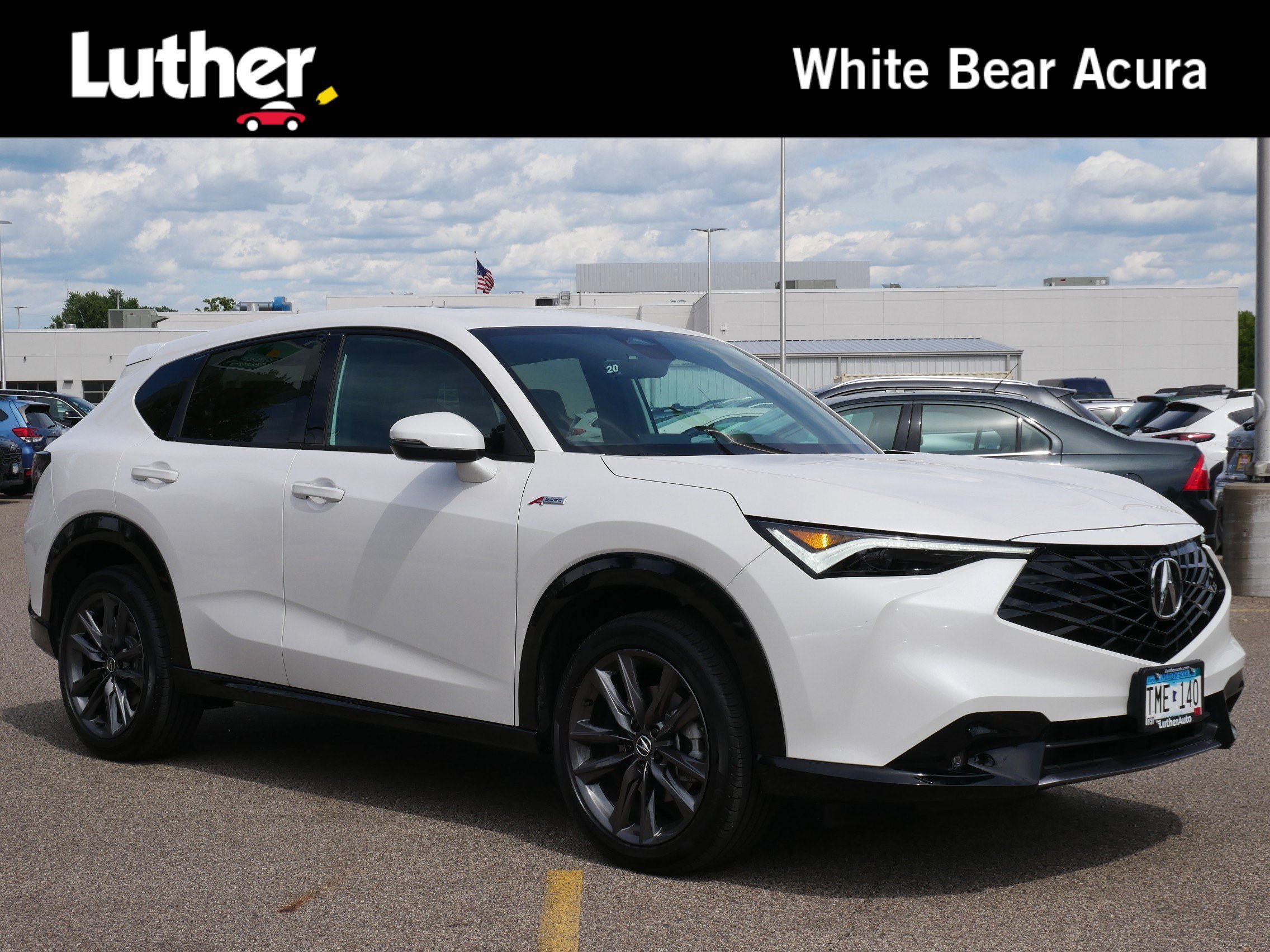 Used 2025 Platinum White Pearl Acura w/A-Spec Package image 1