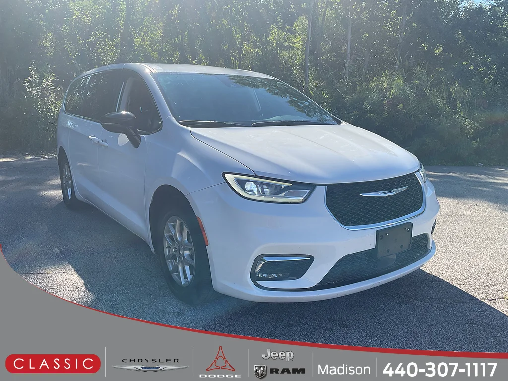 Used 2024 Bright White Clear Coat Chrysler Touring L image 1