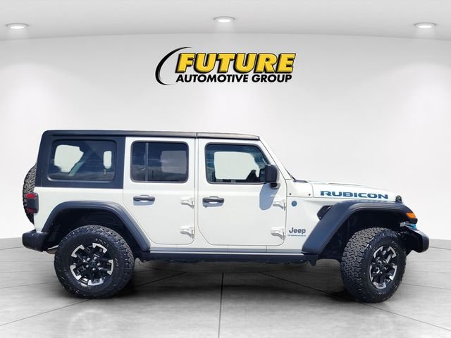 Used 2024 White Jeep Rubicon 4xe image 3