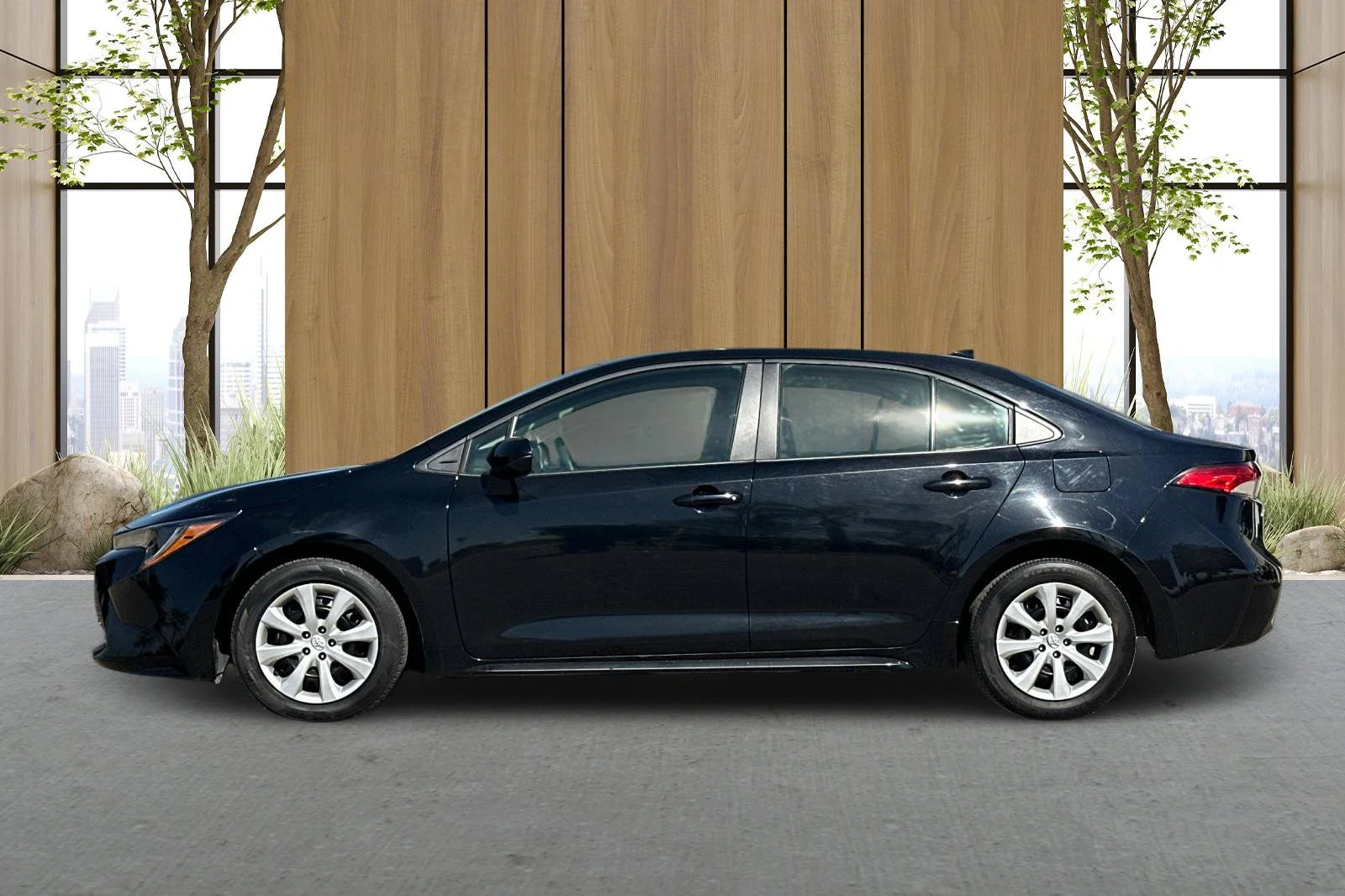 Used 2025 Black Toyota LE image 7