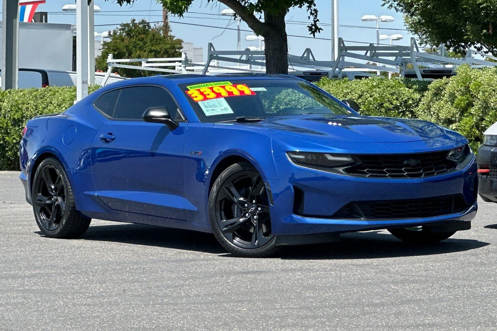 Used 2021 Riverside Blue Metallic Chevrolet LT1 image 2