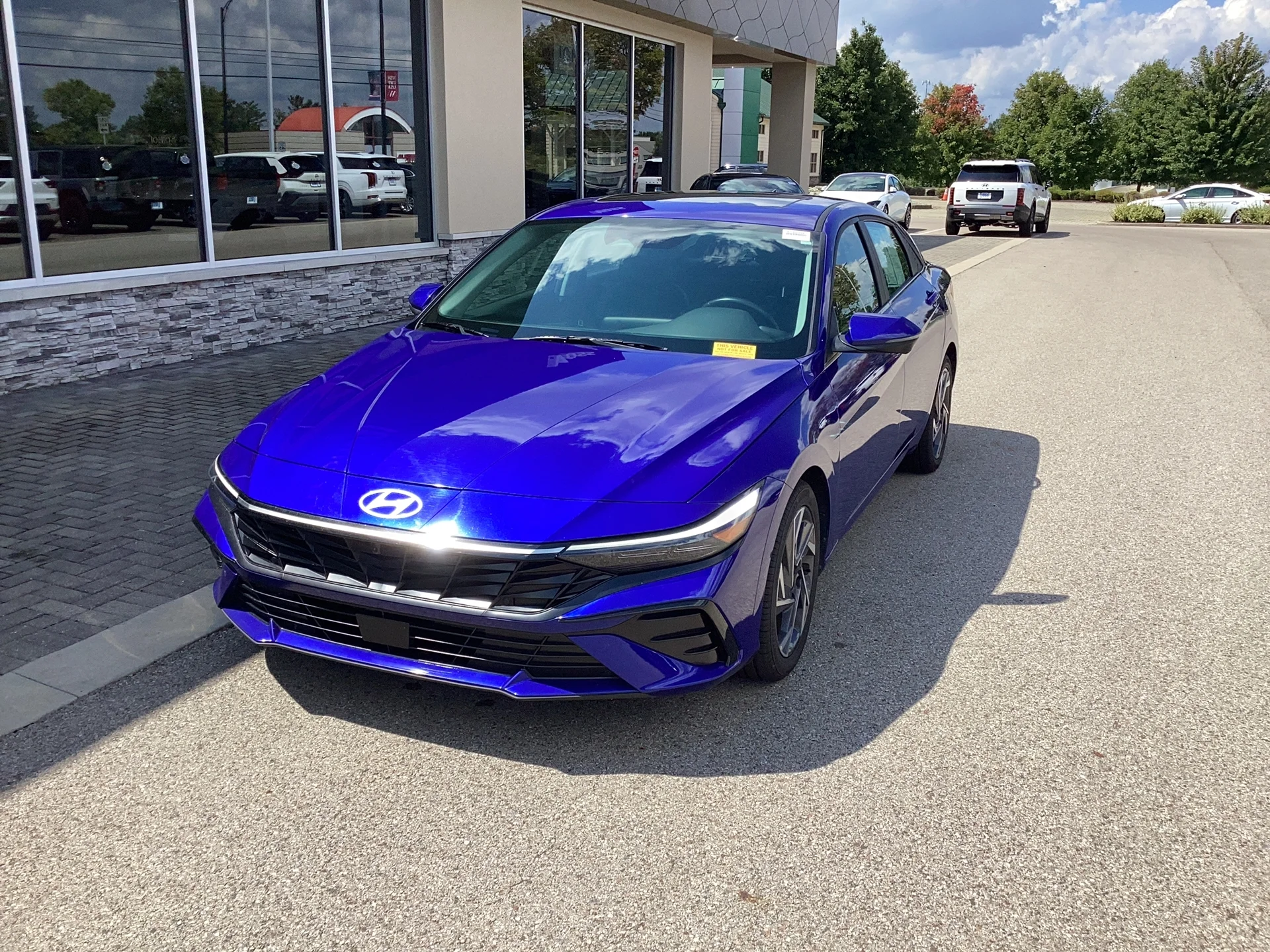 Certified Used 2024 Intense Blue Pearl Hyundai Limited image 8