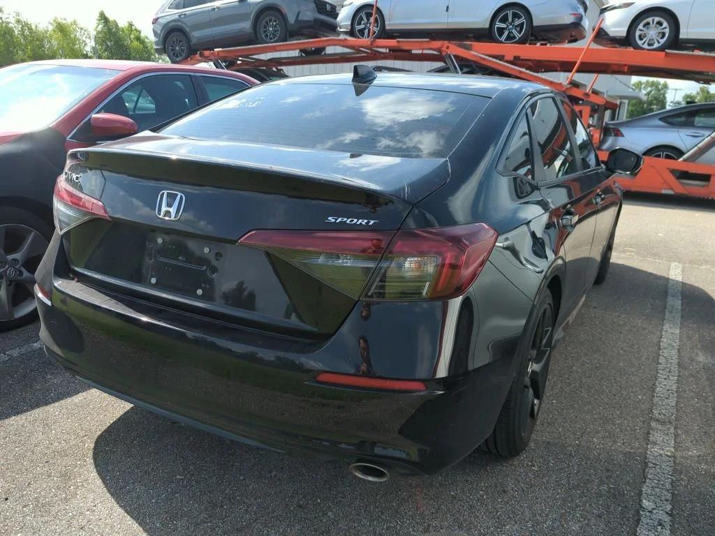 Certified Used 2025 Crystal Black Pearl Honda Sport image 3