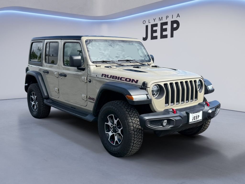 Used 2022 Beige Jeep Unlimited Rubicon image 9