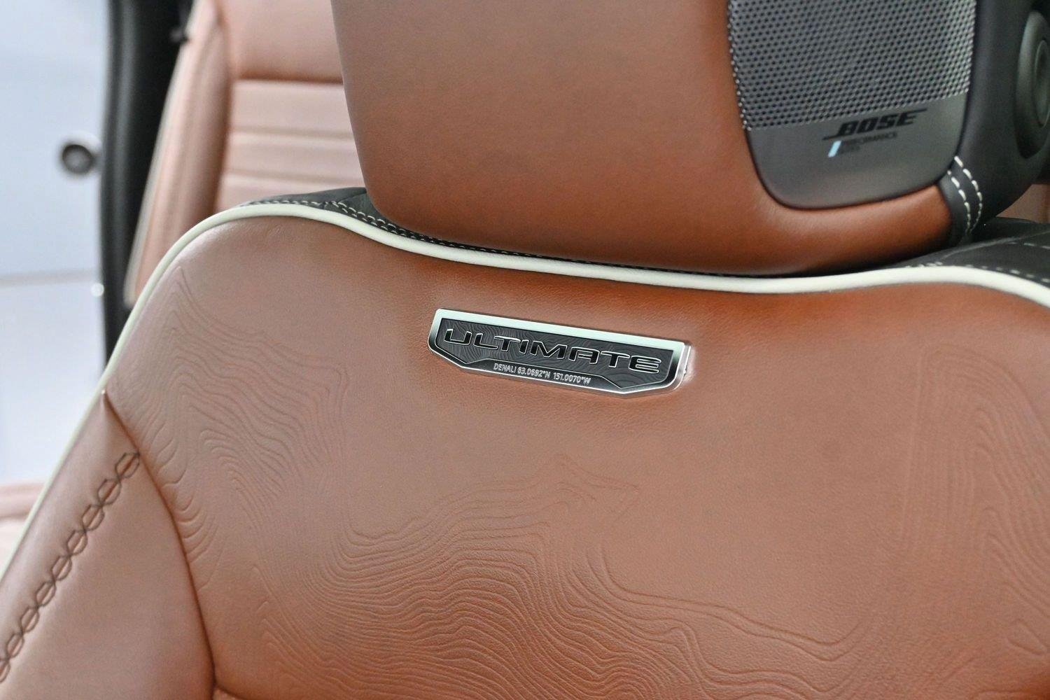 Used 2023 WHITE FROST TRICOAT GMC Denali Ultimate image 15