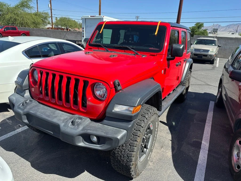 Used 2018 Red Jeep Unlimited Sport S image 9