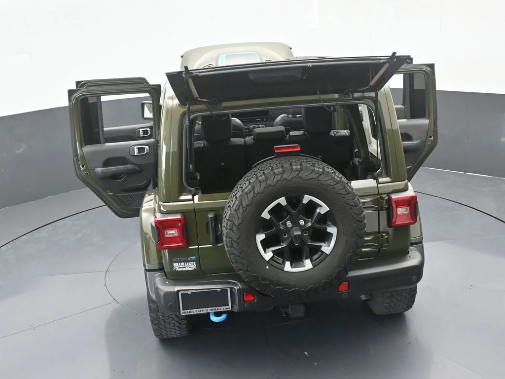 Used 2024 Sarge Green Clearcoat Jeep Rubicon 4xe image 76