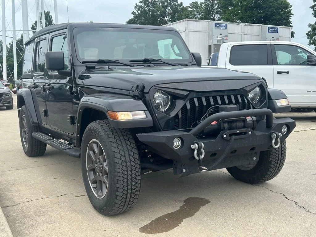 Used 2021 Black Jeep Unlimited Sport S image 4