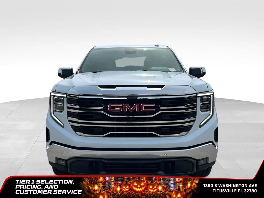 New 2026 Glacier White Tricoat GMC SLT image 8