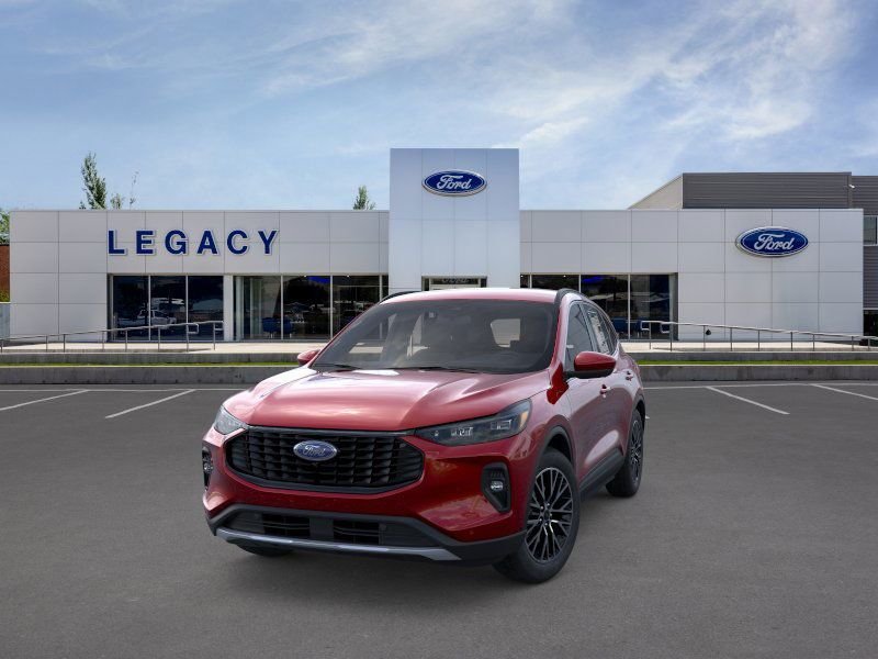 New 2025 Rapid Red Metallic Tinted Clearcoat Ford Plug-in Hybrid image 3