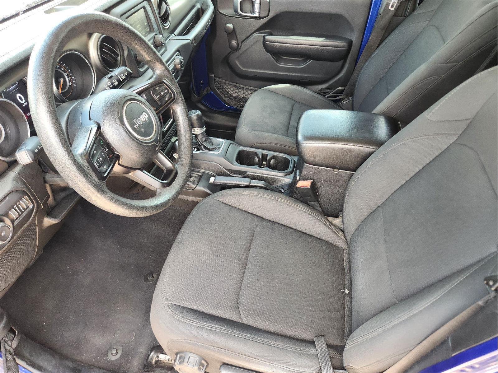 Used 2018 Ocean Blue Metallic Clearcoat Jeep Sport image 12