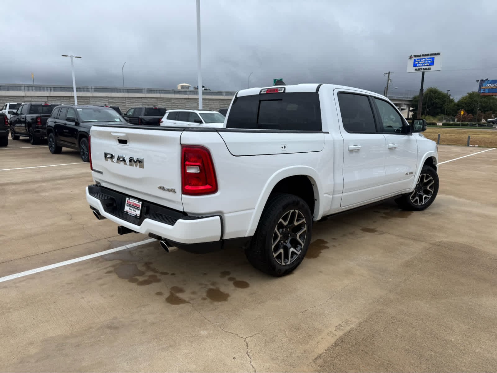 Used 2025 Bright White Clearcoat Ram Laramie image 6