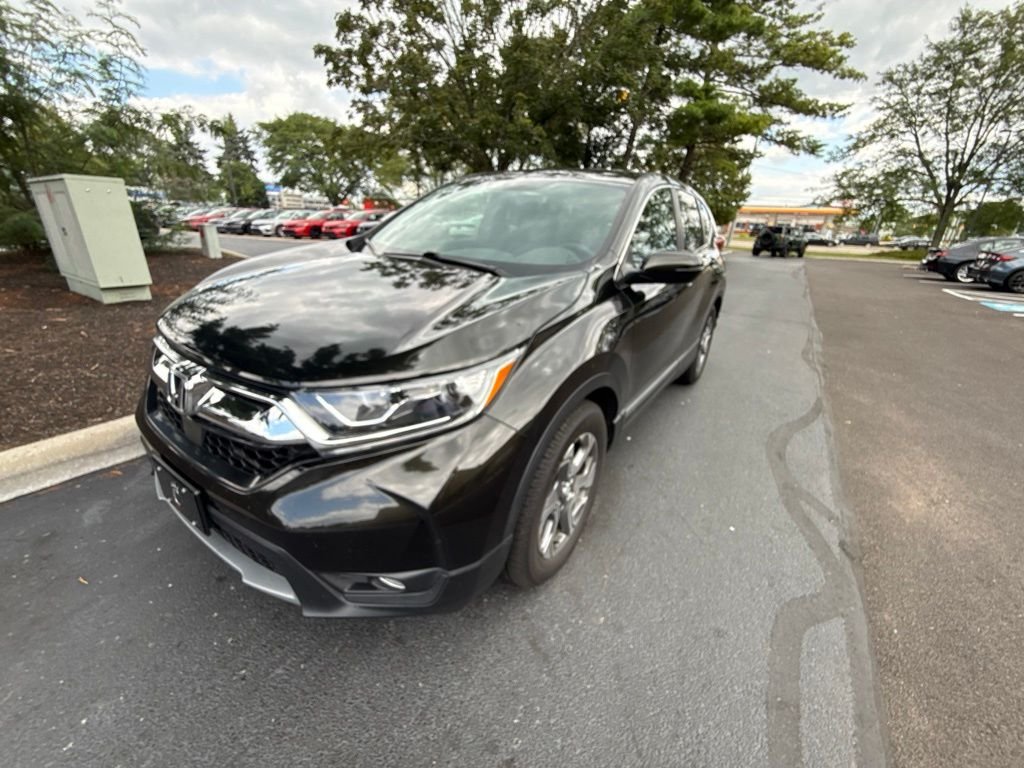 Certified Used 2018 Crystal Black Pearl Honda EX image 1