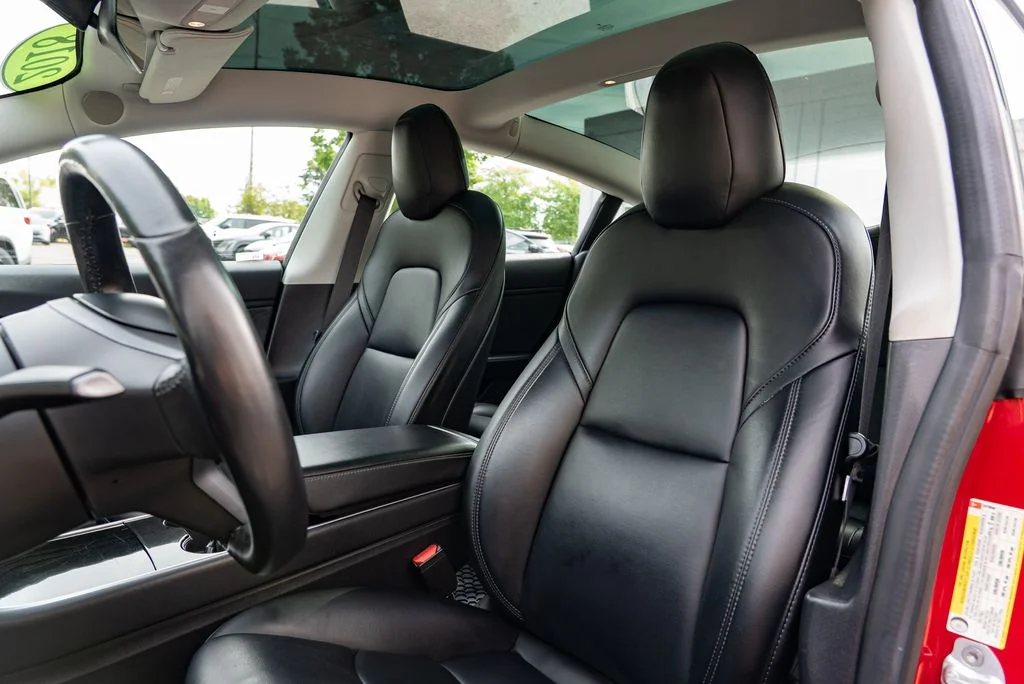 Used 2018 Red Tesla Performance image 16