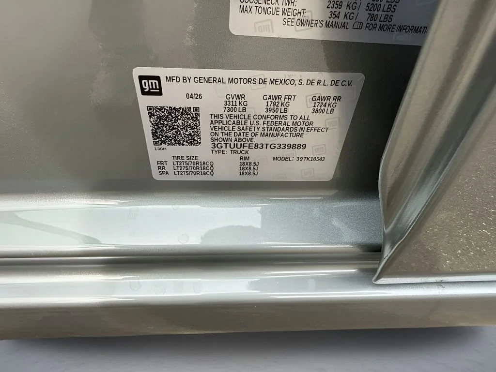New 2026 Sterling Metallic GMC AT4X image 43