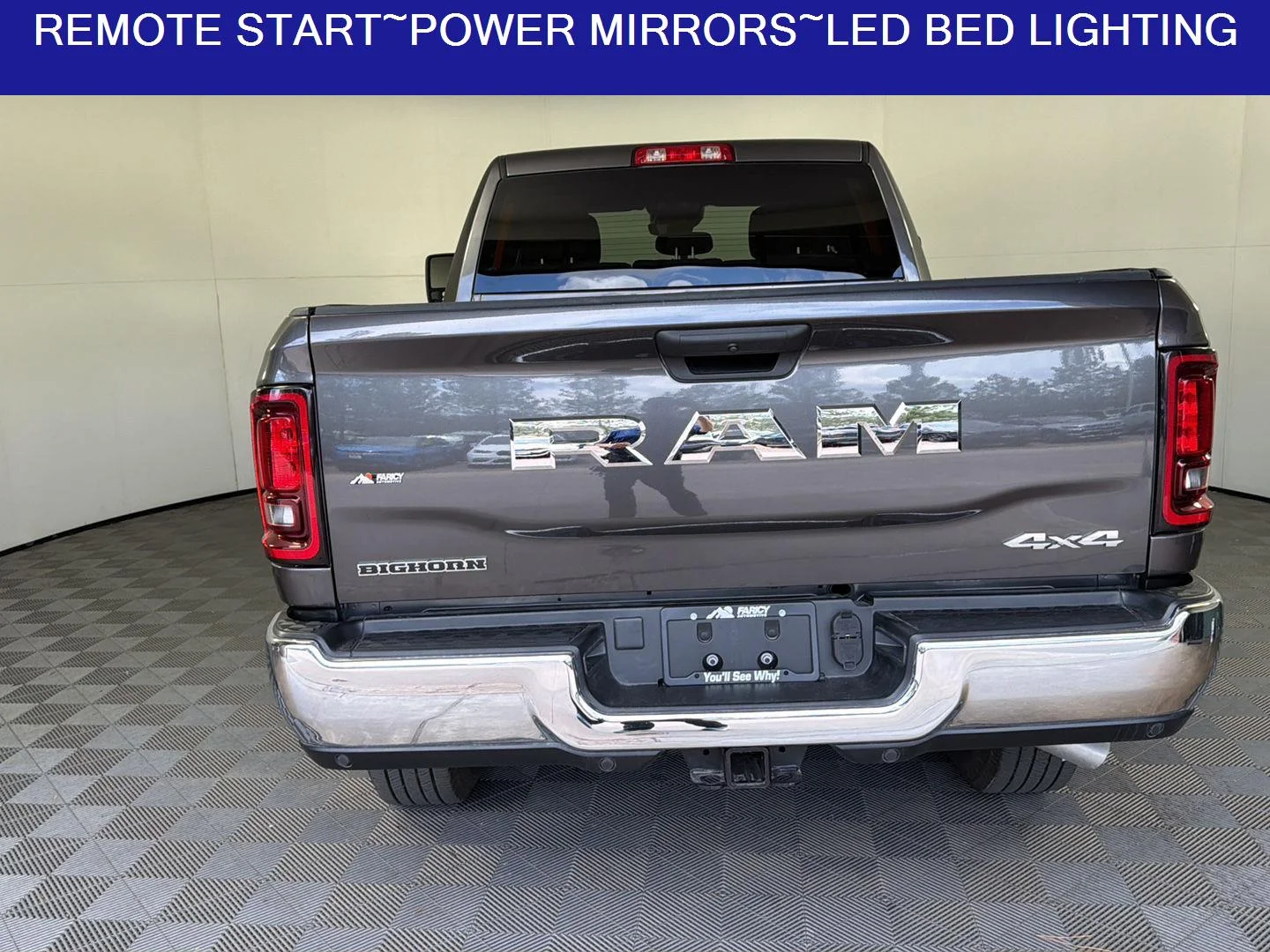 Used 2025 Granite Crystal Metallic Clearcoat Ram Big Horn image 6