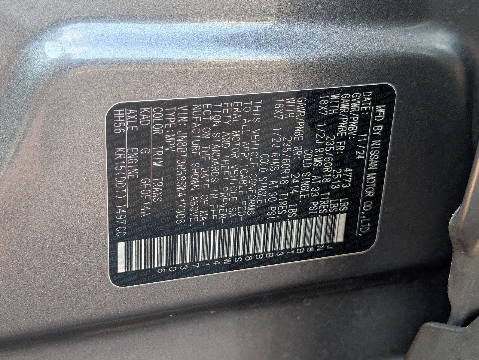 Used 2025 Gun Metallic Nissan SV image 14
