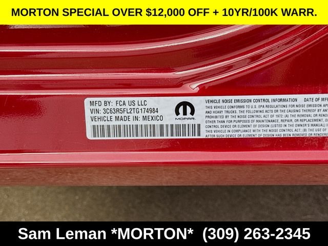 New 2026 Molten Red Pearl-Coat Exterior Paint Ram Laramie image 31