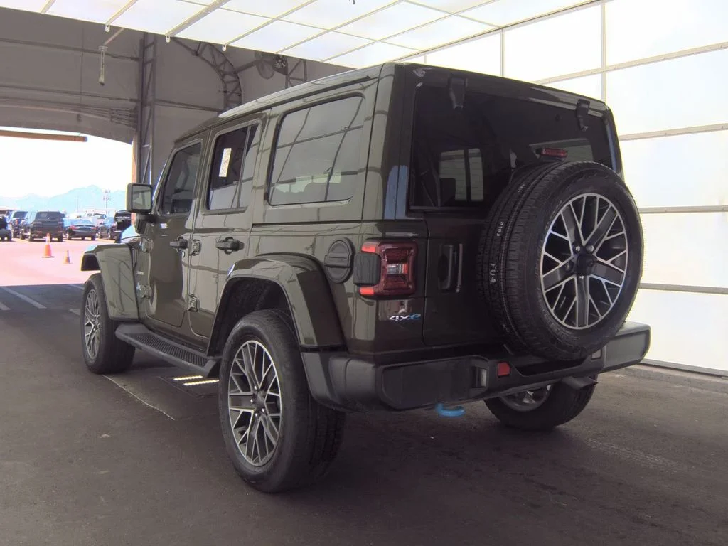 Used 2023 Green Jeep Sahara 4xe image 4