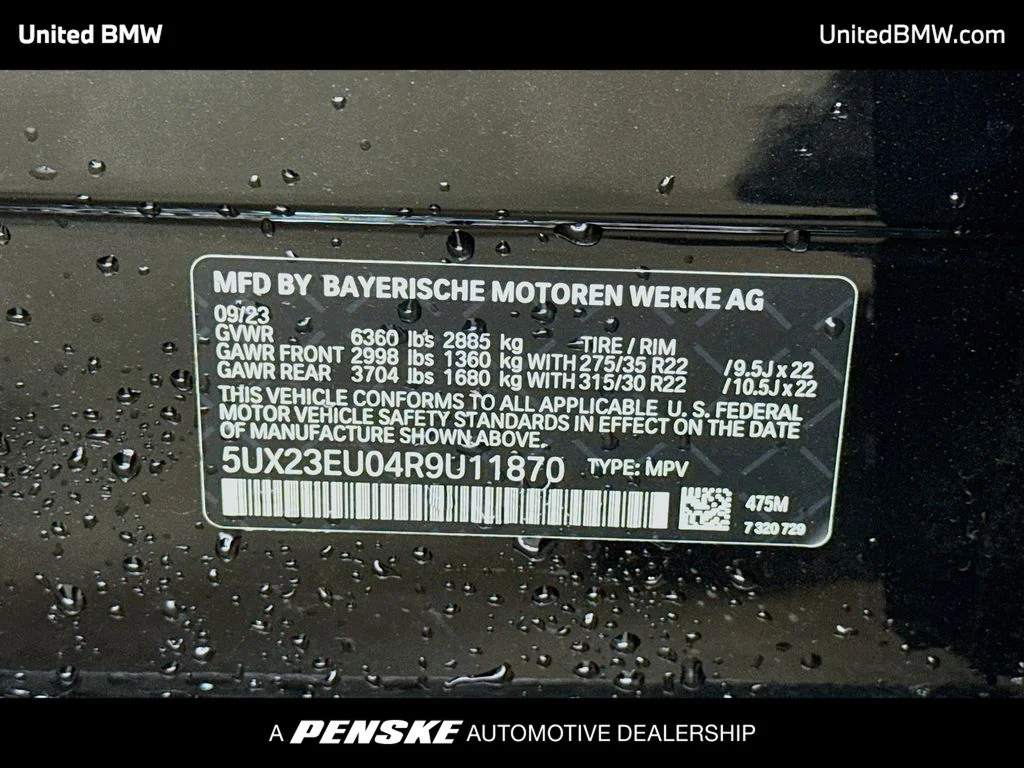 Certified Used 2024 Black Sapphire Metallic BMW xDrive40i image 15