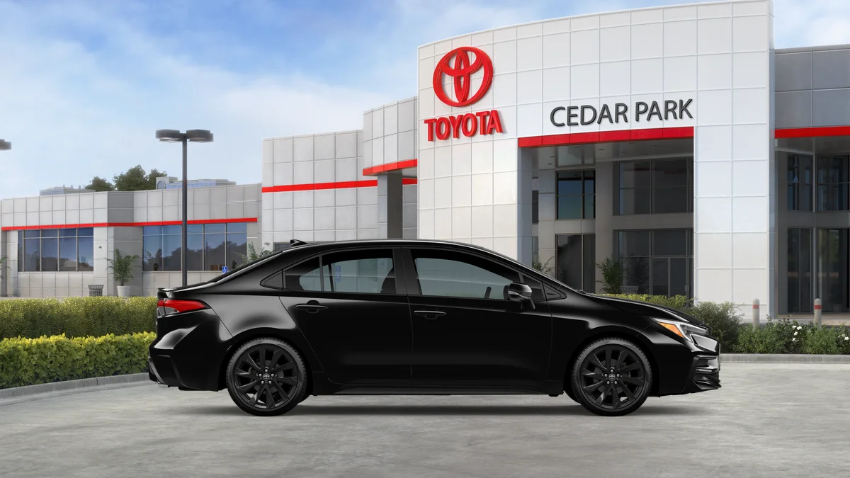 New 2026 Midnight Black Metallic Toyota SE image 12