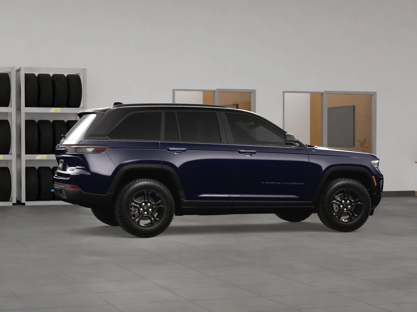 New 2024 Midnight Sky Exterior Paint Jeep Trailhawk 4xe image 36