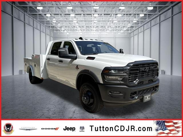 New 2026 Bright White Clear-Coat Exterior Paint RAM TRADESMAN Chassis Cab image 1