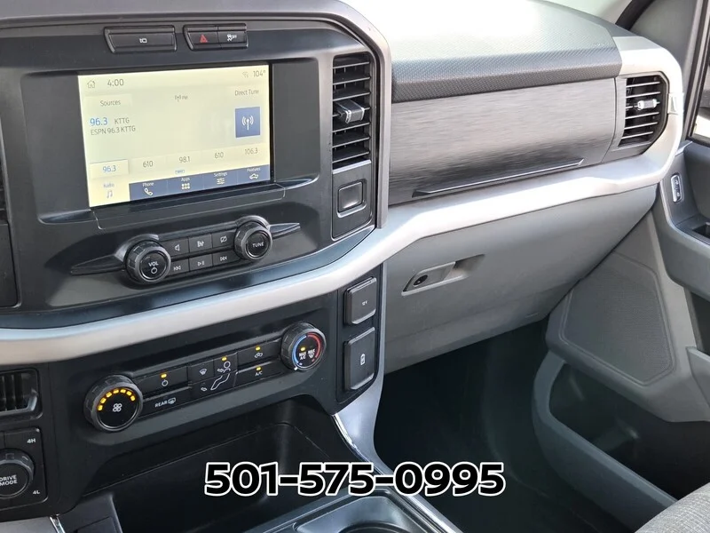 Used 2022 Agate Black Metallic FORD XLT 4WD SUPERCREW 5.5