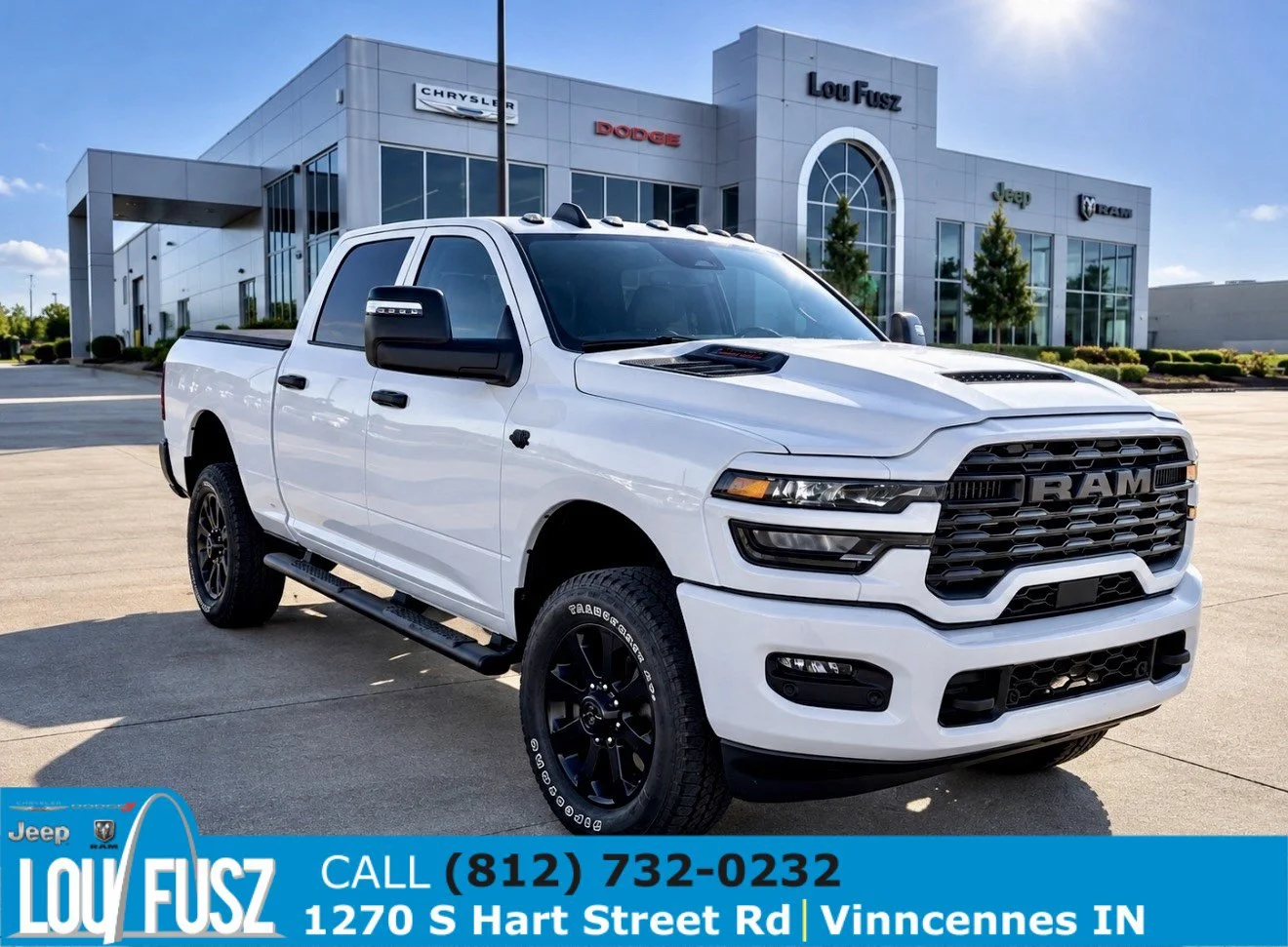 New 2027 Bright White Clear-Coat Exterior Paint RAM Black Express image 1