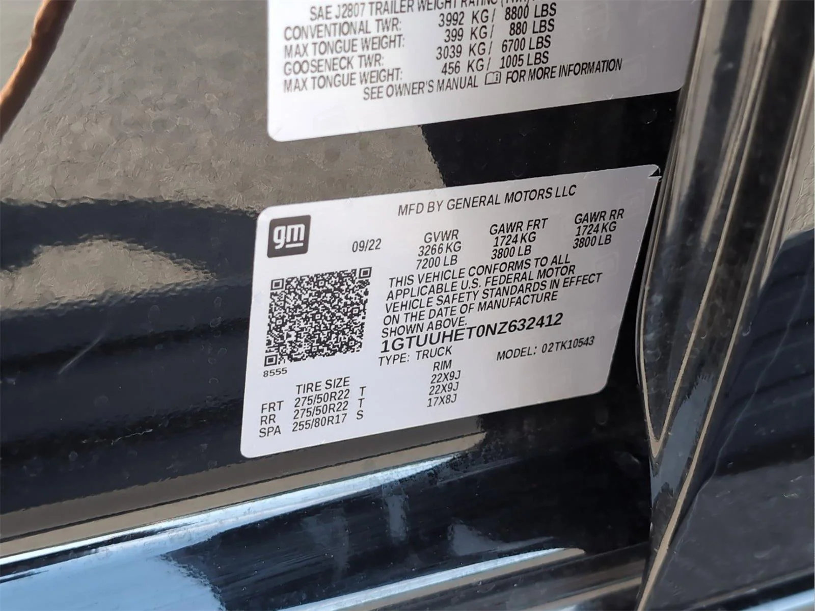 Used 2022 Onyx Black GMC Denali Ultimate image 10