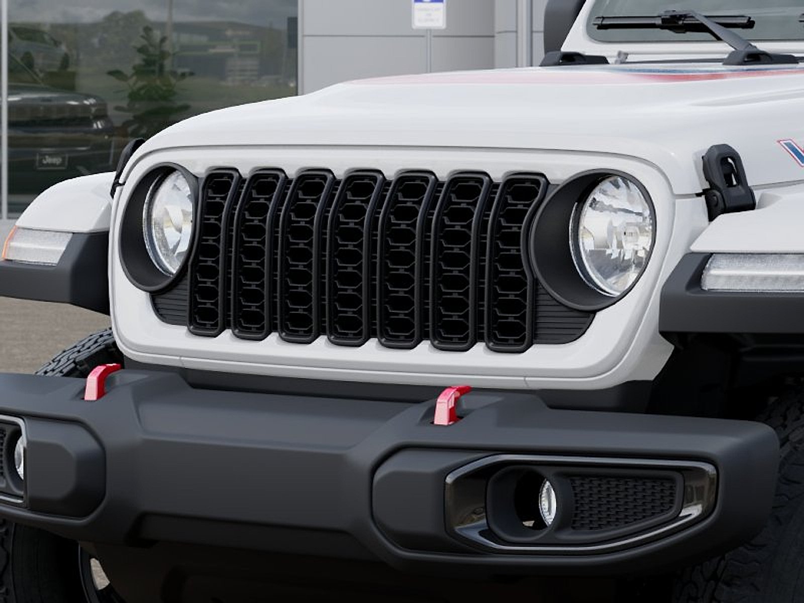 New 2026 Bright White Clear-Coat Exterior Paint Jeep 4-Door Willys 