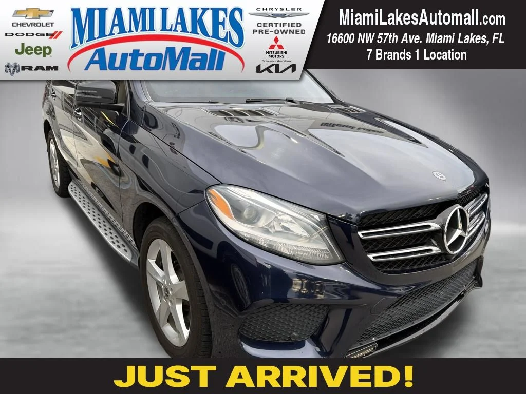Used 2018 Blue Mercedes-Benz GLE 350 image 1