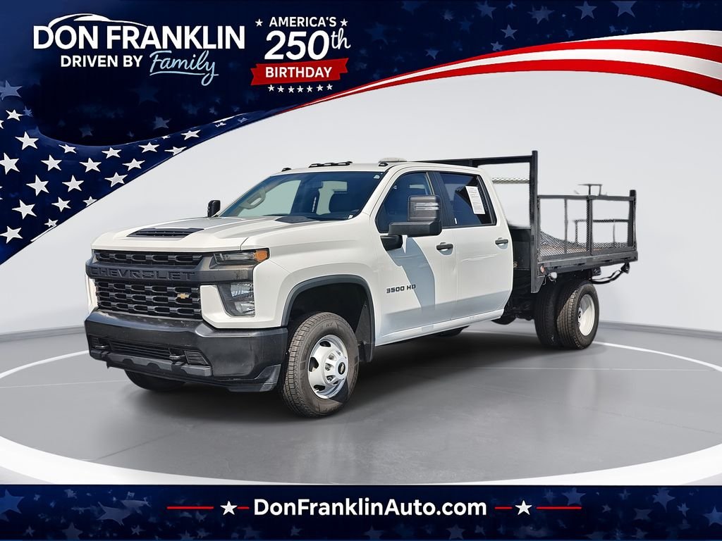 Used 2021 White Chevrolet Work Truck image 1