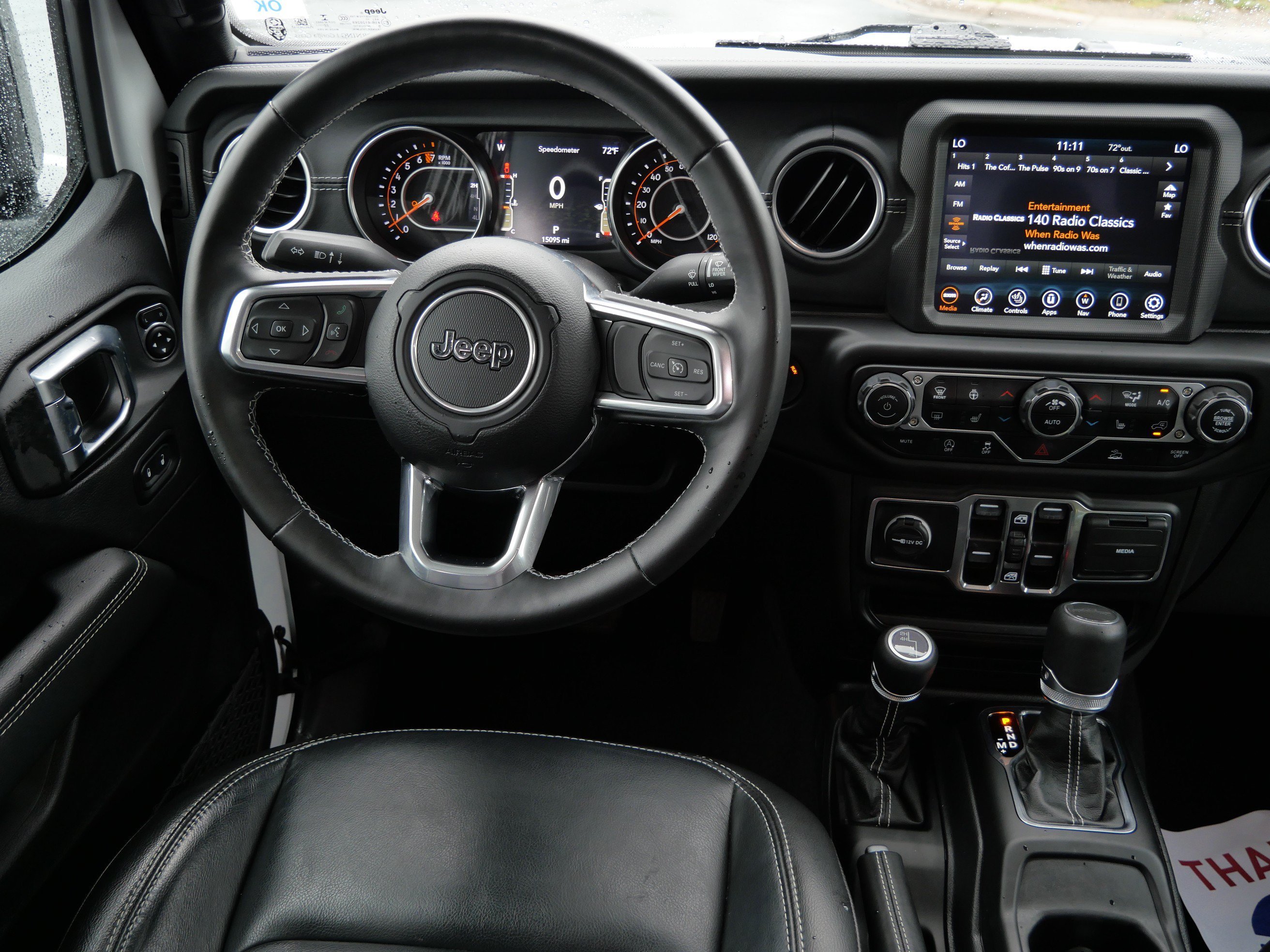 Used 2022 Bright White Clearcoat Jeep Overland image 16