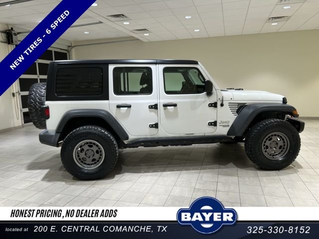 Used 2018 White Jeep Unlimited Sport image 6