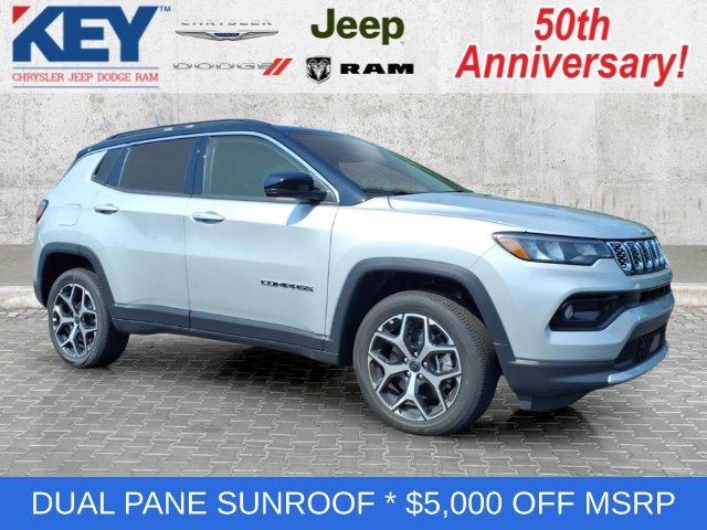 New 2026 Silver Zynith Metallic Clear-Coat Exterior Paint Jeep Limited image 1