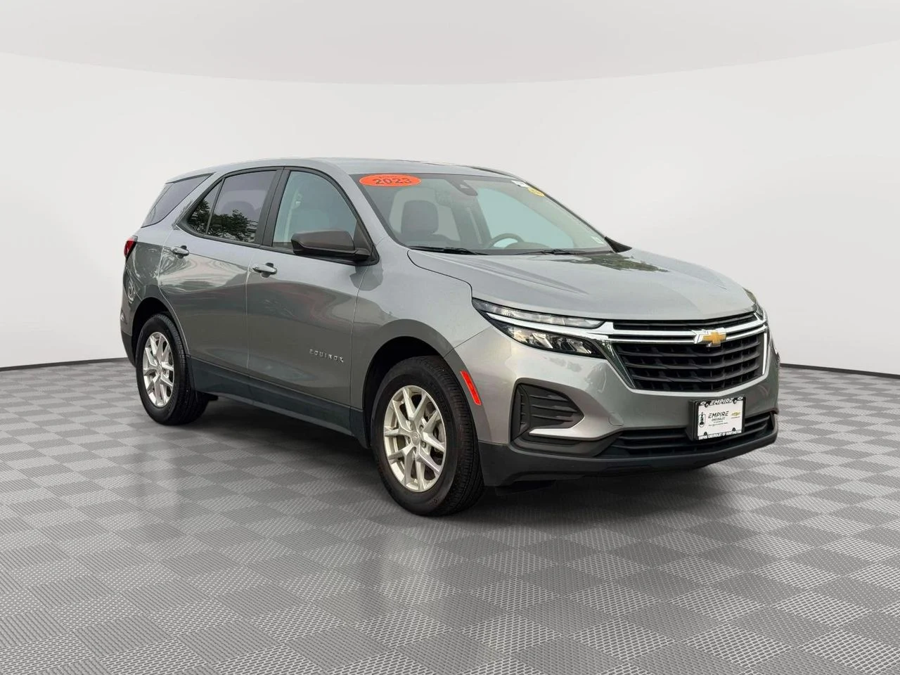 Used 2023 Sterling Gray Metallic Chevrolet FWD LS image 1