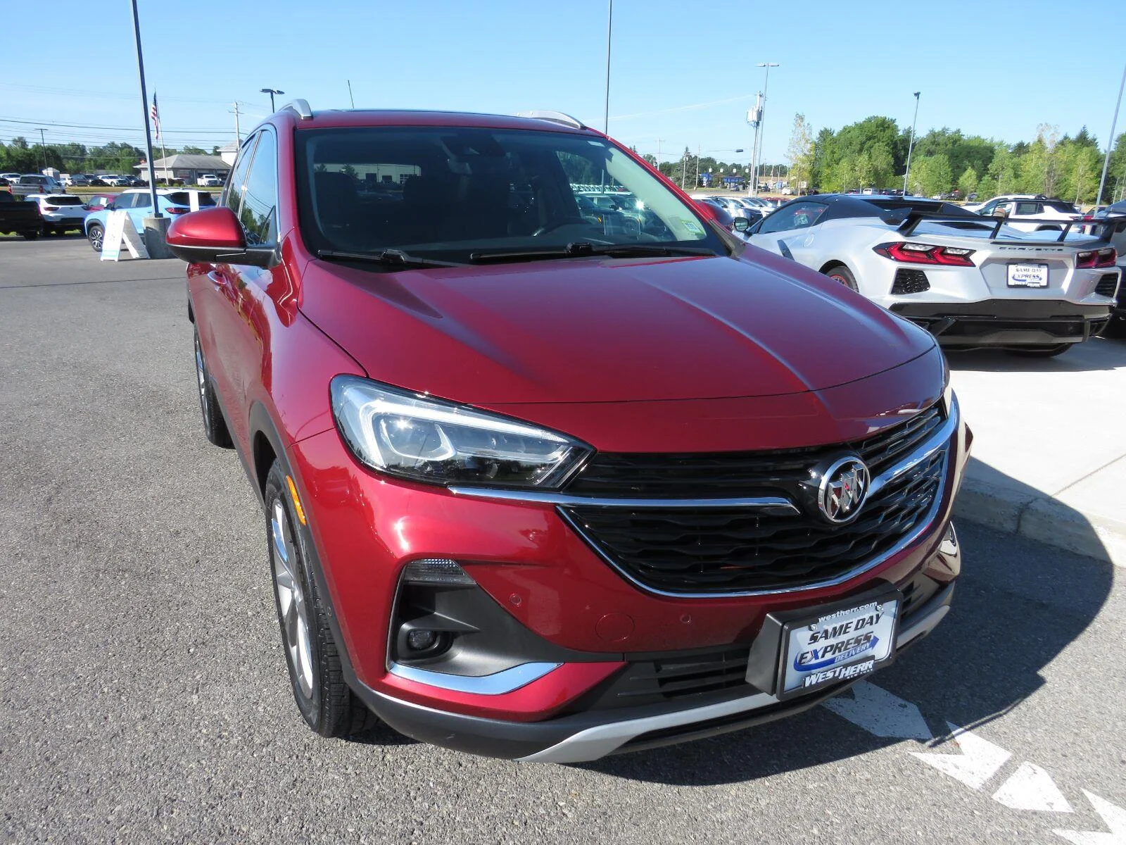 Used 2022 Cinnabar Metallic Buick Essence image 3