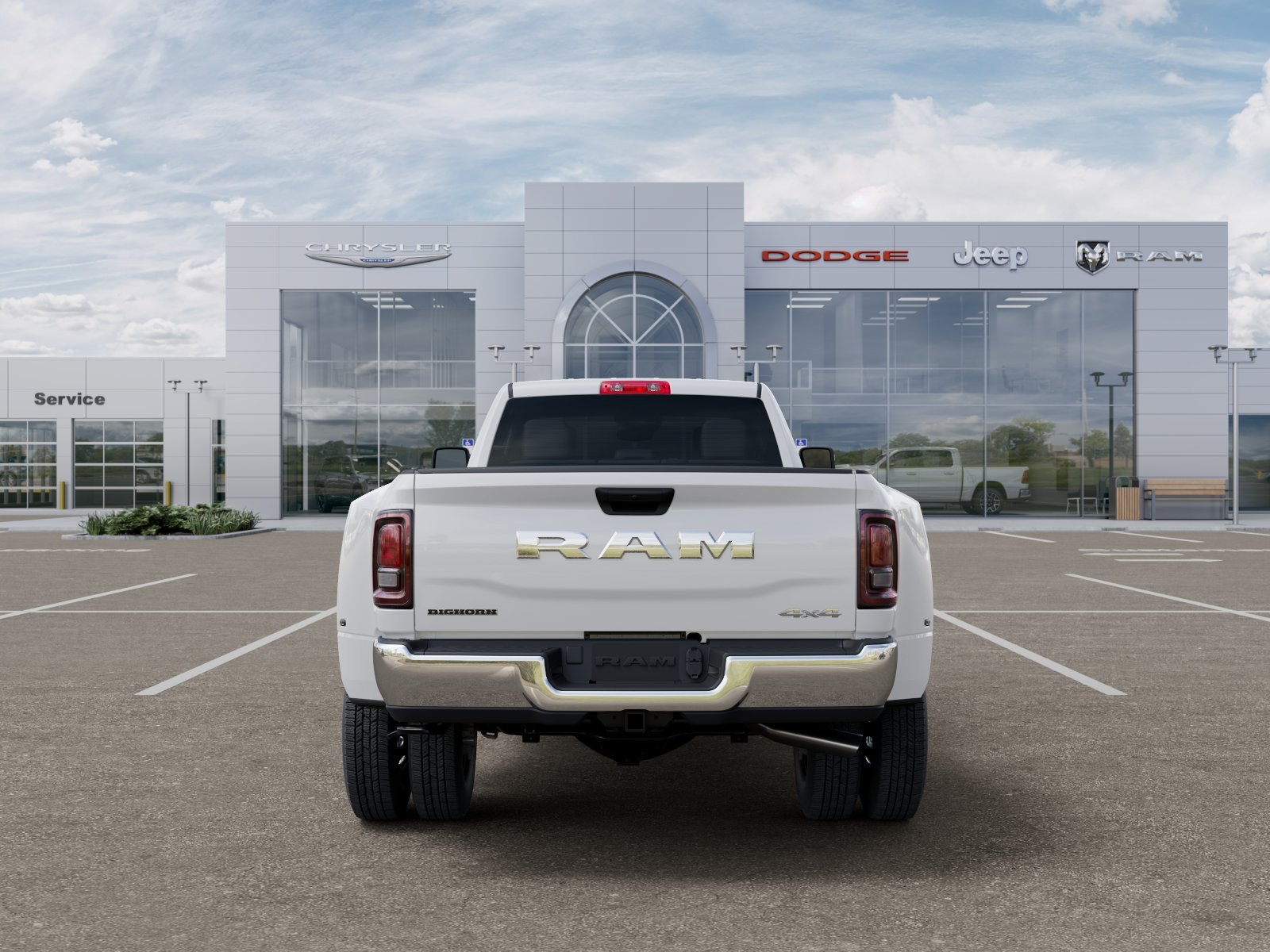 New 2026 Bright White Clearcoat RAM Big Horn image 33